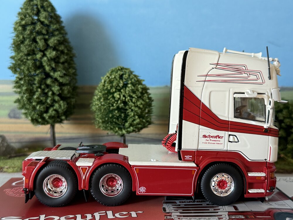 Tekno Tekno Scana R-serie Topline 6x2 sleepas truck SCHEUFLER