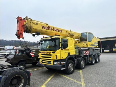 WSI WSI EXCLUSIEF Scania P420 Low 8x4 Liebherr LTF 1060-4.1 WELTI FURRER