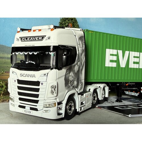 WSI WSI Scania S520 6x2 with 3-axle container trailer PAUL CLEAVER Suffolk England