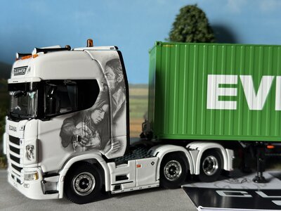 WSI WSI Scania S520 6x2 with 3-axle container trailer PAUL CLEAVER Suffolk England