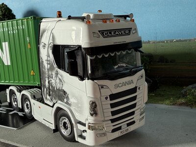 WSI WSI Scania S520 6x2 with 3-axle container trailer PAUL CLEAVER Suffolk England