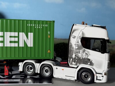 WSI WSI Scania S520 6x2 with 3-axle container trailer PAUL CLEAVER Suffolk England