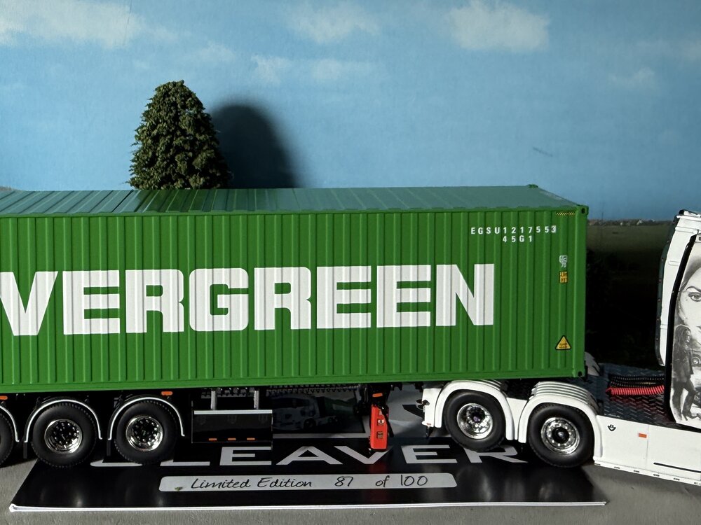 WSI WSI Scania S520 6x2 with 3-axle container trailer PAUL CLEAVER Suffolk England