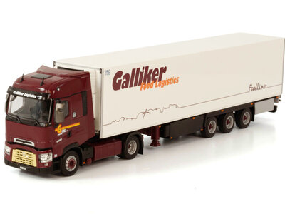 WSI WSI  Renault T High 4x2 met 3-assige koeloplegger GALLIKER