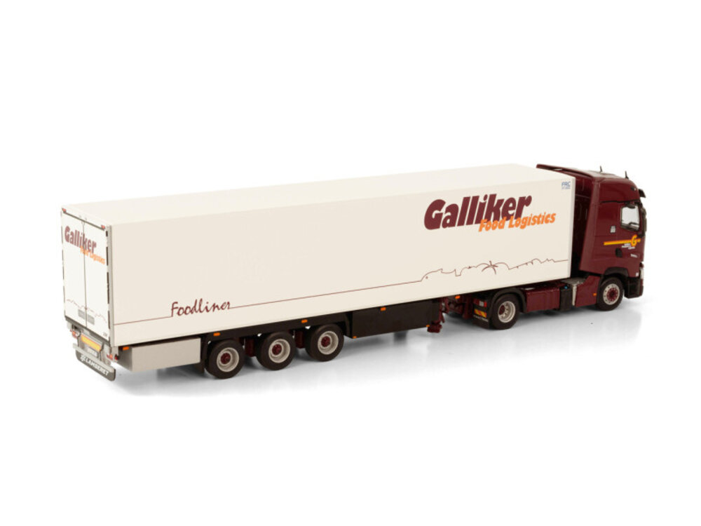 WSI WSI  Renault T High 4x2 with 3-axle reefer trailer GALLIKER