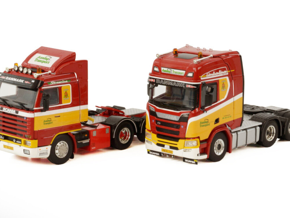 WSI WSI Scania R Highline 6x2 + Scania 143M streamliner 6x2 AUNING