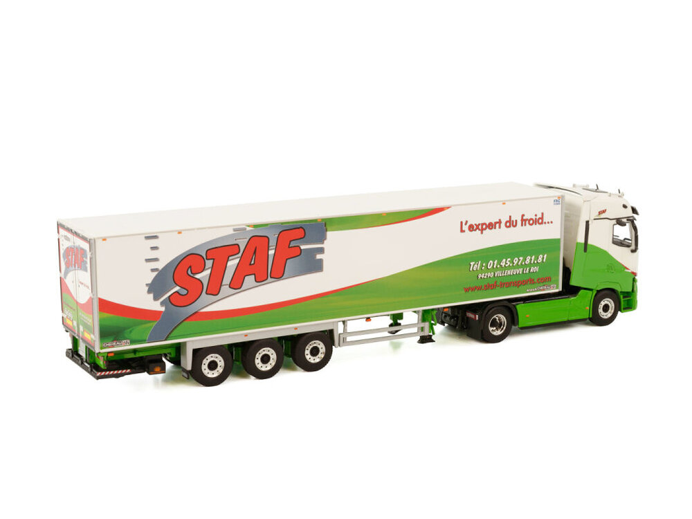 WSI WSI Renault T High 4x2 with 3-axle reefer trailer STAF