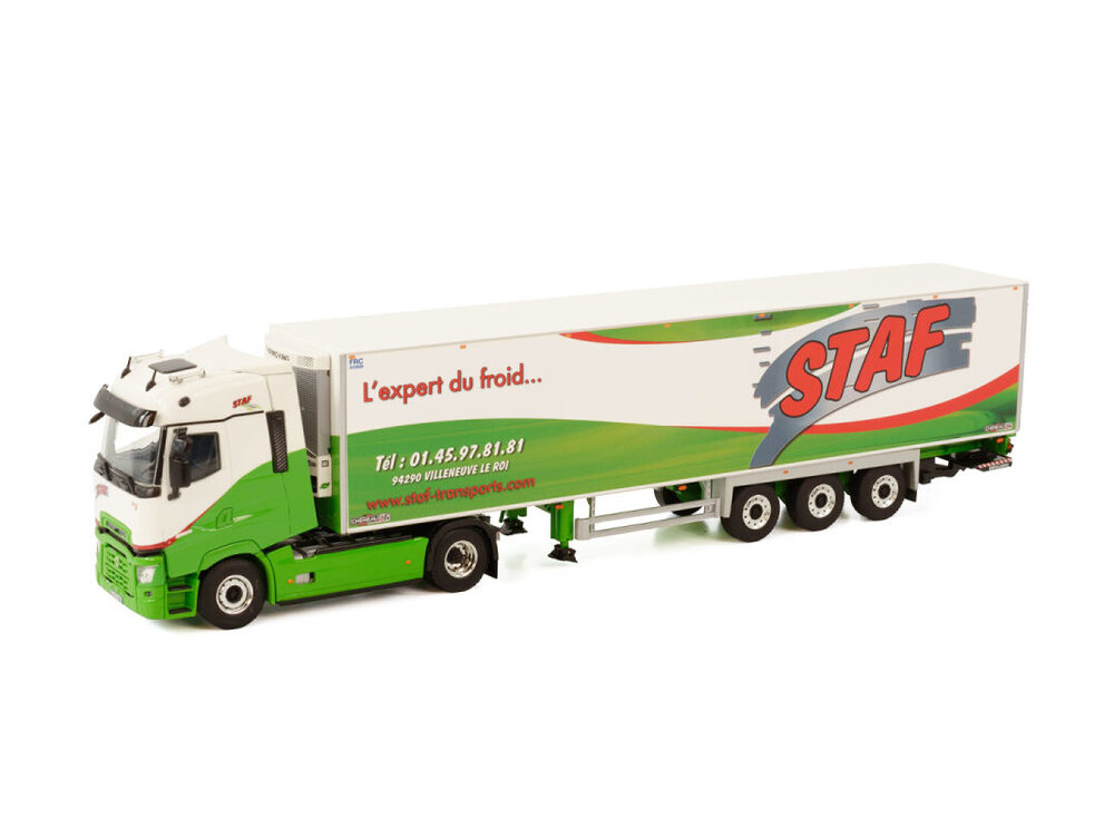 WSI WSI Renault T High 4x2 with 3-axle reefer trailer STAF