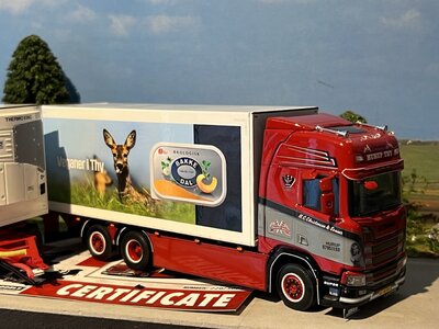 WSI WSI Scania R Highline 6x2 tag axle combi N.C. CHRISTENSEN & SONNER