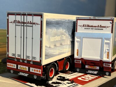 WSI WSI Scania R Highline 6x2 tag axle combi N.C. CHRISTENSEN & SONNER