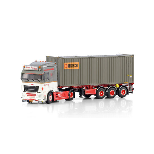 WSI WSI DAF XF Space Cab 4x2 + 3-as container trailer + 30ft. bulkcontainer DE KRAKER