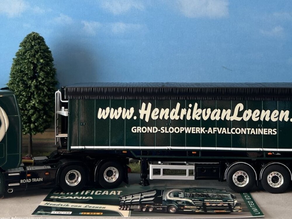 WSI WSI Scania R Highline 6x2 + 3-as volume tipper HENDRIK VAN LOENEN