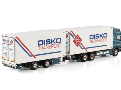 WSI WSI Scania R4 Topline 6x2  koelwagen met 2-assige koeloplegger J. ZWARTEVELD