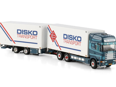 WSI WSI Scania R4 Topline 6x2  koelwagen met 2-assige koeloplegger J. ZWARTEVELD