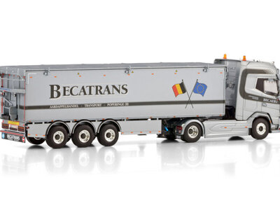 WSI WSI DAF XG+ 4x2 met 3-as belt trailer BECATRANS