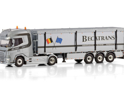 WSI WSI DAF XG+ 4x2 met 3-as belt trailer BECATRANS