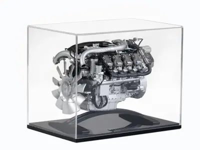 Tekno Tekno Scania DC16 V8 motor Schaal 1:12
