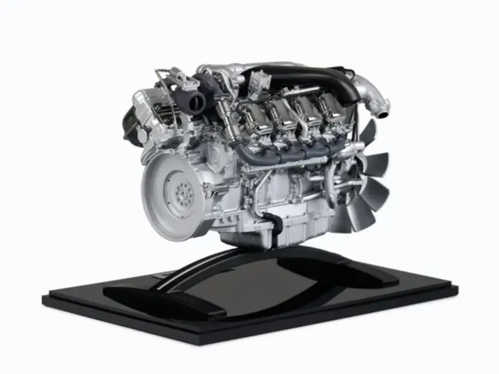Tekno Tekno Scania DC16 V8 motor Schaal 1:12