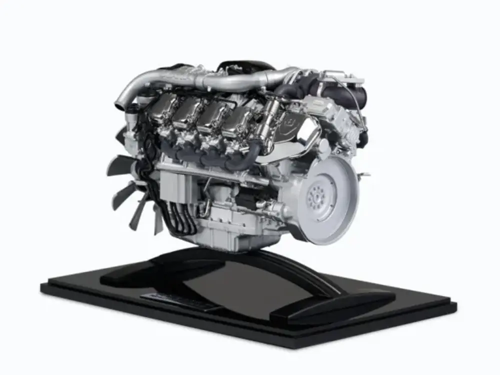 Tekno Tekno Scania DC16 V8 motor Schaal 1:12