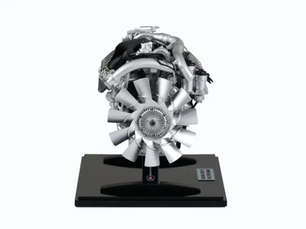 Tekno Tekno Scania DC16 V8 motor Schaal 1:12