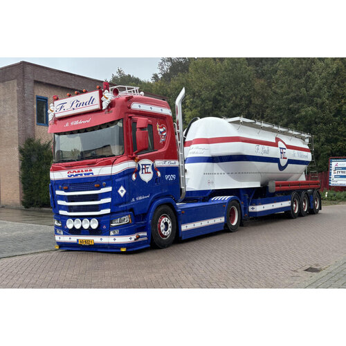 WSI WSI Scania S Normal 4x2 met 3-assige bulk trailer F. LINDT