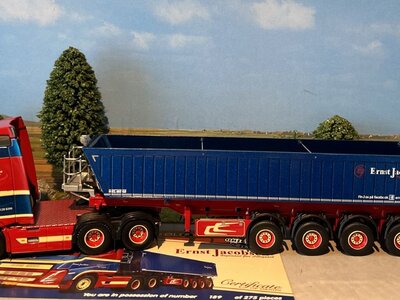 Tekno Tekno Volvo FH05 with 4-axle Danish tipper trailer ERNST JACOBSEN