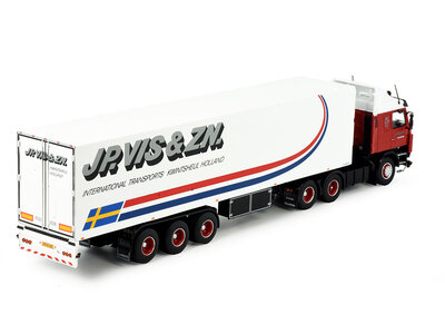 Tekno Tekno Scania 143M 6x2 with 3-axle reefer trailer J.P. VIS