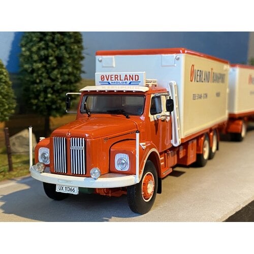 Tekno Tekno Scania Vabis LS76 rigid truck with trailer OVERLAND