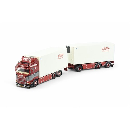 Tekno Tekno Scania R-Streamline rigid truck with 3-axle trailer NC. CHRISTENSEN