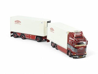 Tekno Tekno Scania R-Streamline rigid truck with 3-axle trailer NC. CHRISTENSEN