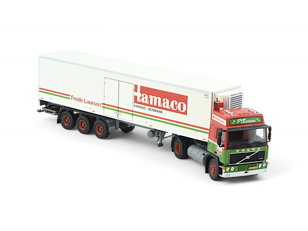 Tekno Tekno Volvo F12 Globetrotter with 3-axle reefer trailer FRODE LAURSEN