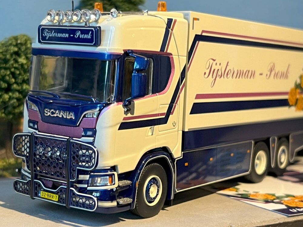 Tekno Tekno Scania Next Gen S520-V8 Highline motorwagen met wipkar TIJSTERMAN - PRONK
