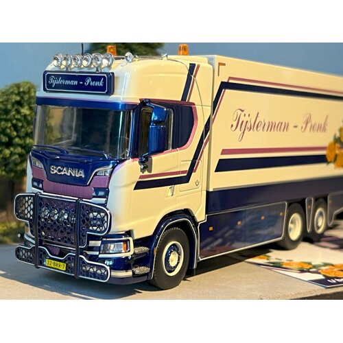 Tekno Tekno Scania Next Gen S520-V8 Highline Rigid truck with trailer TIJSTERMAN - PRONK
