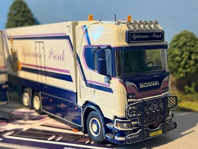Tekno Tekno Scania Next Gen S520-V8 Highline Rigid truck with trailer TIJSTERMAN - PRONK