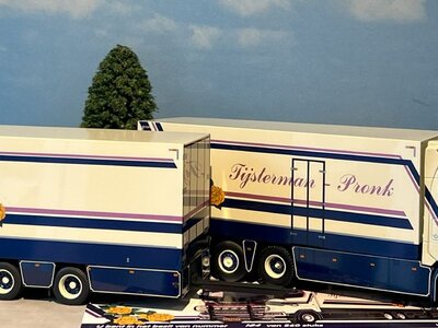 Tekno Tekno Scania Next Gen S520-V8 Highline Rigid truck with trailer TIJSTERMAN - PRONK