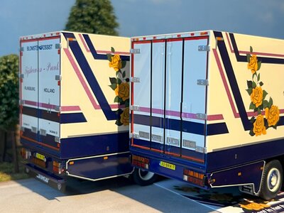 Tekno Tekno Scania Next Gen S520-V8 Highline Rigid truck with trailer TIJSTERMAN - PRONK