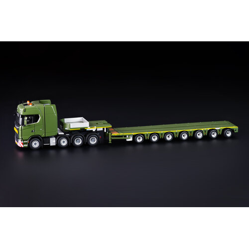 IMC IMC Scania S660 8x4 with 7-axle Nooteboom semi low loader GREEN SERIES