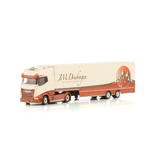 WSI WSI DAF XG+ 4x2  met 2-as gesloten oplegger J.M. DRIEBERGEN