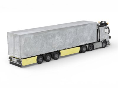 Tekno Tekno Scania NGR Lowcab 6x2  with 3-axle reefer trailer Tractor kit