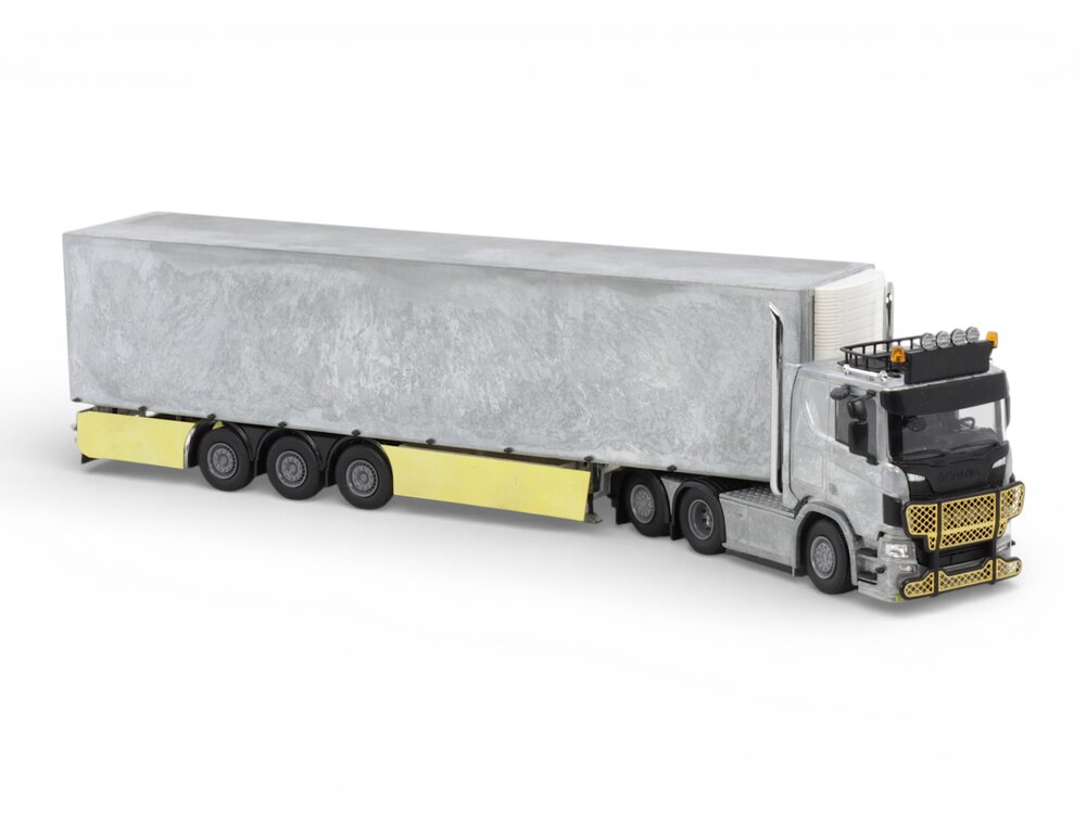 Tekno Tekno Scania NGR Lowcab 6x2  with 3-axle reefer trailer Tractor kit