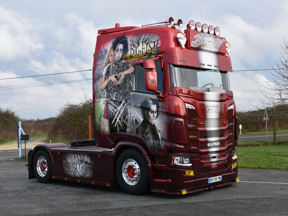 Tekno Tekno Scania Next Gen S-serie Highline 4x2 BAEU "TIM BURTON"