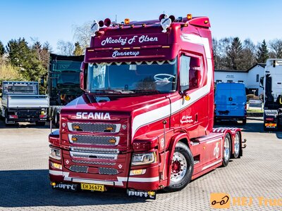 Tekno Tekno Scania Tuft R Highline 6x2 sleepas trekker NICOLAJ F. OLSEN