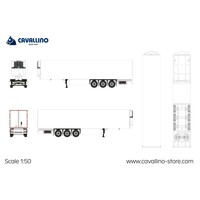 Cavallino 3-axle Reefer trailer Basic Line