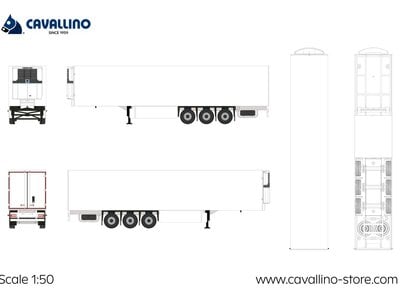 Cavallino Cavallino 3-axle Reefer trailer Basic Line