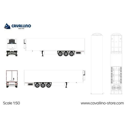 Cavallino Cavallino 3-axle Reefer trailer Basic Line