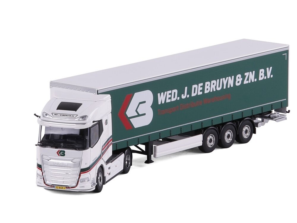 Cavallino Cavallino DAF XG+ met 3-as schuifzeilen oplegger WED J. DE BRUIJN EN ZONEN BV