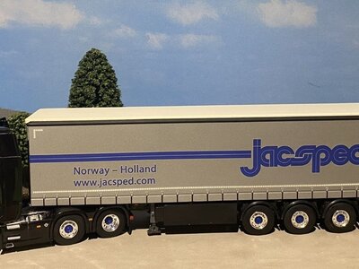 WSI WSI Scania S Highline 6x2 with 3-axle curtainside trailer BARRY BEENS