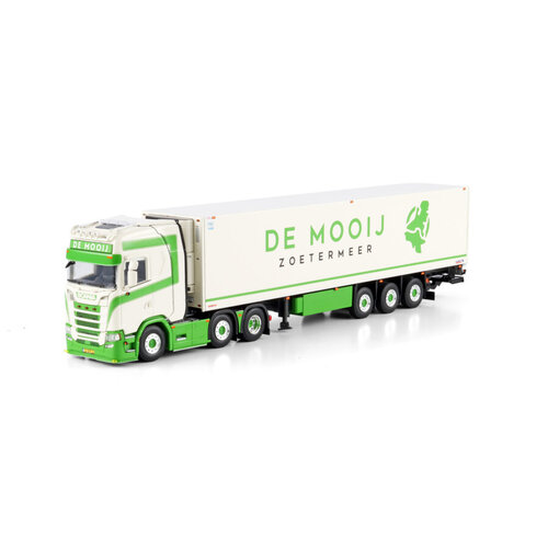 WSI WSI Scania S Highline 6x2 met 3-assige koeloplegger DE MOOIJ