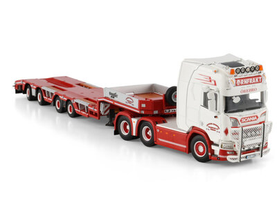 WSI WSI Scania R Highline 6x2 with 4-axle semi wheel well lowloader TRAILER CHRISTER TRANSPORT AB