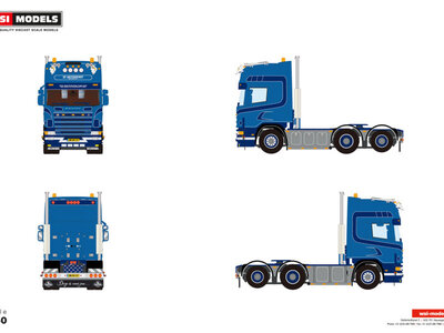 WSI WSI Scania 4-serie Topline 6x2 DE ARENDSHORST